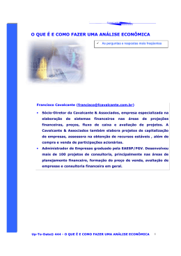 o que é e como fazer uma análise econômica