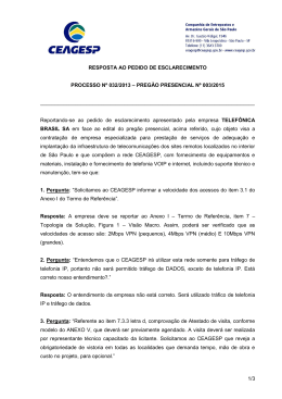 1/3 RESPOSTA AO PEDIDO DE ESCLARECIMENTO