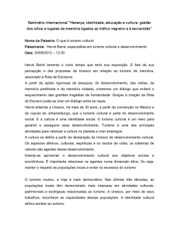 Primeira sessão – Conferência de abertura