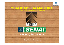 QUALIDADE DA MADEIRA