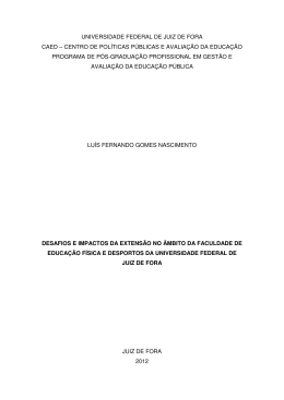 desafios e impactos da extens&atilde;o no &acirc;mbito da faculdade de