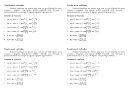 Transforma&ccedil;&atilde;o em Produto Podemos transformar em produto uma