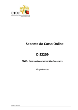 SNC - Passivos correntes e não correntes