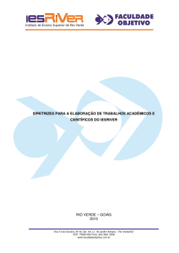 diretrizes para a elaboração de trabalhos acadêmicos e científicos
