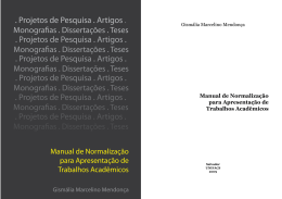 Manual de Normalização - Universidade Federal de Pernambuco