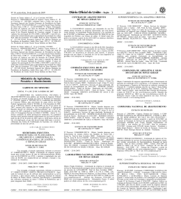 Edital n&ordm; 05/2007 - Minist&eacute;rio da Agricultura