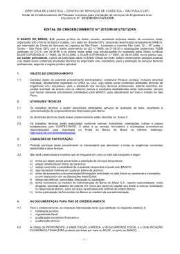 Edital(DOWNLOAD) - Banco do Brasil