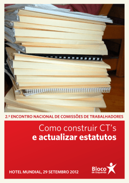 Vota&ccedil;&atilde;o dos Estatutos para a Comiss&atilde;o