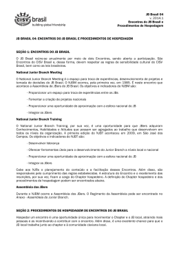 JB BRASIL 04: ENCONTROS DO JB BRASIL E - Biblioteca