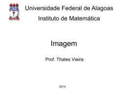 Slides da aula 04 (Imagem) - Instituto de Matemática