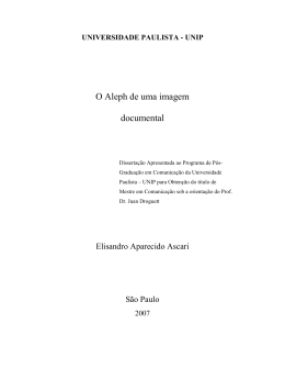 O Aleph de uma imagem documental