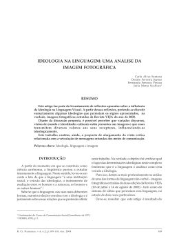 ideologia na linguagem: uma an&aacute;lise da imagem - CCH