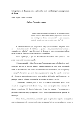 Interpreta&ccedil;&atilde;o da dan&ccedil;a ou como a psican&aacute;lise pode contribuir para
