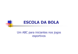 ESCOLA DA BOLA - Objetivo Sorocaba