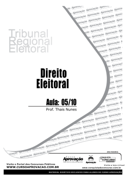 PRIMEIRA REVISAO - Curso Aprova&ccedil;&atilde;o