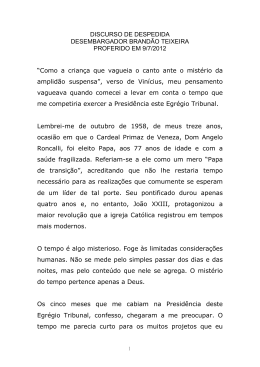 discurso - Tribunal Regional Eleitoral de Minas Gerais