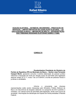 doa&ccedil;&atilde;o eleitoral - Rafael Consultoria