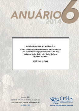 pp. 362 - 369 Cidadania ativa: as migra&ccedil;&otilde;es &ndash; Uma experi&ecirc;ncia de