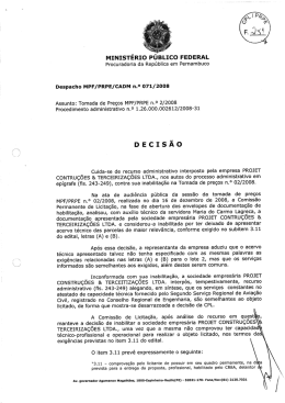 MINISTÉRIO PúBLIco FEDERAL