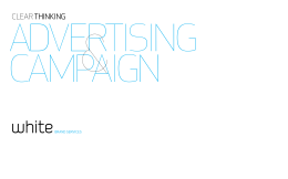 Advertising & Campaign - White, Brand Services