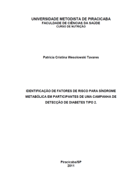 UNIVERSIDADE METODISTA DE PIRACICABA