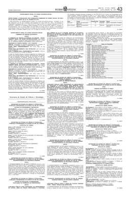 Edital de Convoca&ccedil;&atilde;o dos Candidatos DIEGO