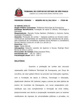 SESSÃO DE 01/04/2014 – ITEM 48 Órgão Público Conce