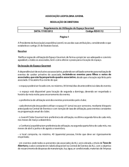 ASSOCIA&Ccedil;&Atilde;O LEOPOLDINA JUVENIL RESOLU&Ccedil;&Atilde;O DE