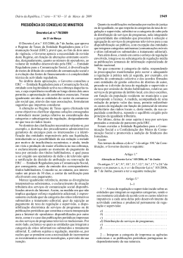 1949 PRESIDÊNCIA DO CONSELHO DE MINISTROS