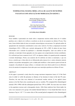 (TEMPERATURA M&Aacute;XIMA M&Eacute;DIA ANUAL DE ALGUNS