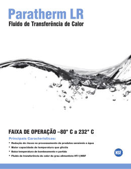 Ficha t&eacute;cnica Paratherm LR