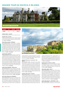 GRANDE TOUR DA ESCÓCIA E IRLANDA
