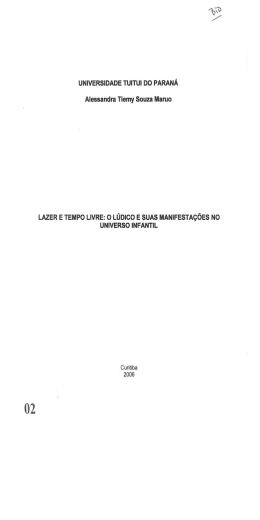 lazer e tempo livre