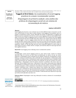 Tagged at first listen: An examination of social tagging practices in a