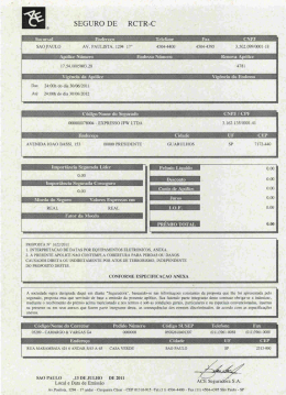 SEGURO DE RCTR-C