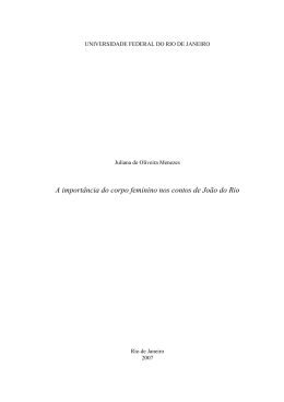 import&acirc;ncia do corpo feminino - Programa de P&oacute;s