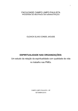 FACULDADE CAMPO LIMPO PAULISTA