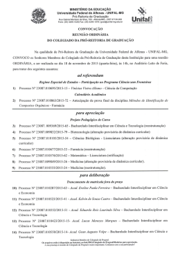 coNvocA&Ccedil;&Atilde;o - Unifal-MG