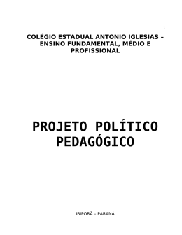 ensino fundamental - col&eacute;gio estadual antonio iglesias