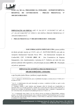 Impugna&ccedil;&atilde;o ao Edital - Jase