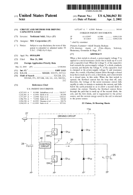 Circuit and method for driving capacitive load