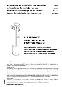 CLEARPOINT® S040 TWC Control S050 TWC Control
