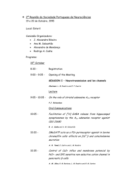 2ª Reunião da Sociedade Portuguesa de Neurociências