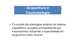 Acupuntura em Traumatologia.