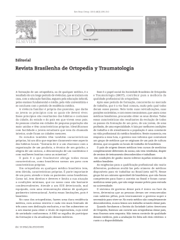 Revista Brasilenha de Ortopedia y Traumatologia