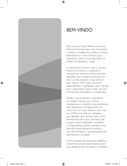 Guia M&eacute;dico de Salvador [PDF - 1,4mb] - Unimed-Rio