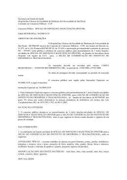 Abertura Edital
