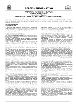 BOLETIM INFORMATIVO