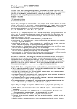 Espelhos Esféricos - Curso e Colégio Acesso
