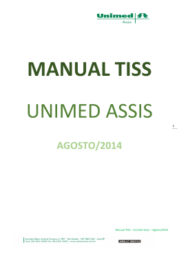 Manual Guia TISS